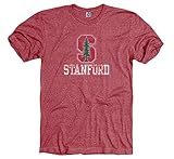 Stanford Cardinal Adult Logo Straight Tri-Blend Short Sleeve T-Shirt - Cardinal