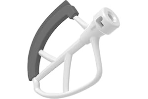GUCHO 5 Quart Bowl-lift Plastic Flex Edge Beater for KitchenAid 5QT Bowl-lift Mixer Accessory Replacement Paddle Compatible with KitchenAid Mixer Attachments with Silicone Edge Bowl Scraper