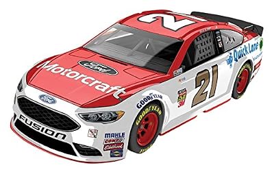 Lionel Racing Ryan Blaney #21 Motorcraft 2017 Ford Fusion 1:64 Scale ARC HT Official Diecast of the NASCAR Cup Series.