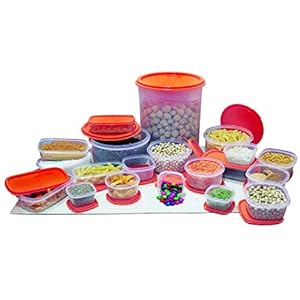 Princeware SF Tal Pak Container Set, 20-Pieces