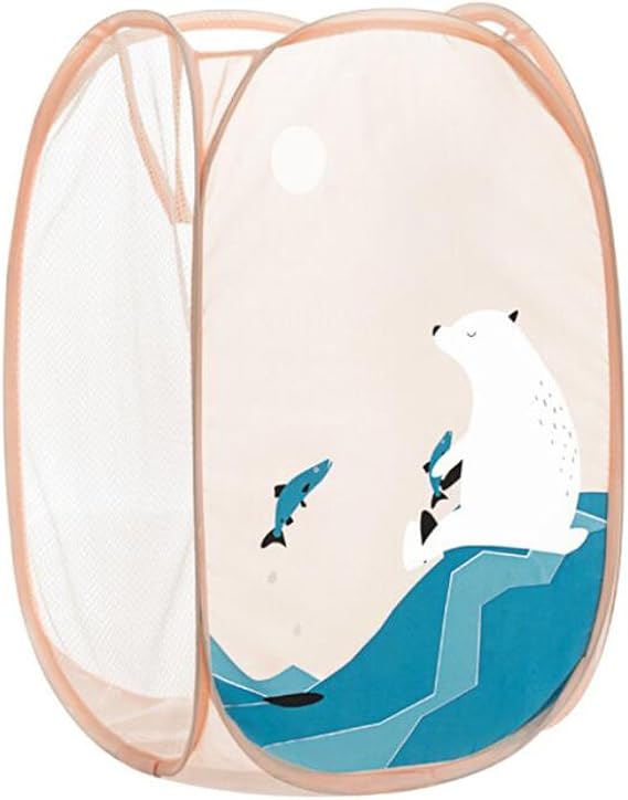 Pop-Up-Wäschekorb mit niedlichem Tiermotiv, faltbar, Wäschesammler aus