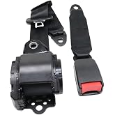 ABTesZAng 3-Point Shoulder Retractable Seat Belts 629441 Compatible with CJ YJ 1982 1983 1984 1985 1986 1990 1991 1992 1993 1994 1995