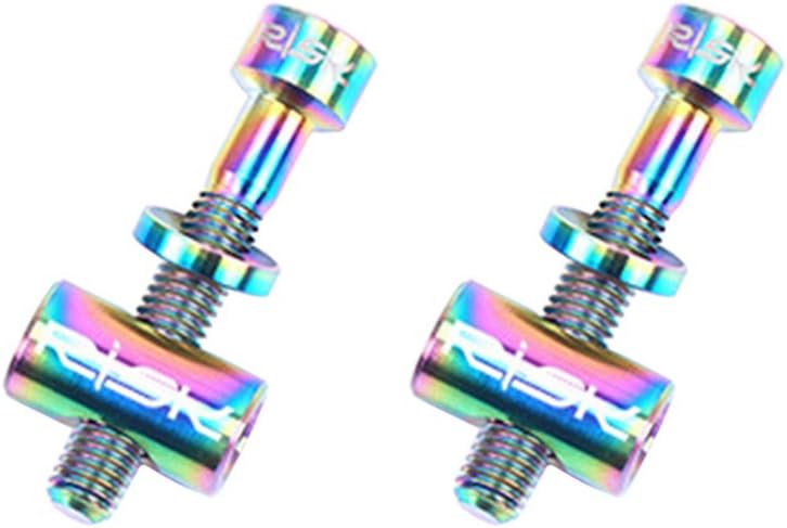 FREAHAP R Titanium Bolts for Seat Post 2 Sets M5x30/40 Allen Bolts for Bicycle Seat Tube