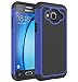 Galaxy J3 2016 Case,Galaxy J3V Case,Galaxy J3 6 Case,Galaxy Amp/Express Prime Case,Galaxy Sky/Sol Case,Asmart Shockproof Dual Layer Protective Cover Phone Case for Samsung Galaxy J3 V 2016 (Blue)