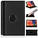 Ratesell Samsung Galaxy Note Pro 12.2 & Tab Pro 12.2 Rotating Case Cover - Vegan Leather 360 Degree Swivel Stand for NotePRO (SM-P900) & Tab PRO (SM-T900/T905) 12.2-inch Android Tablet (Black)