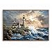 5D DIY Diamond Painting Full Drill Paint by Number Kits Diamond Art Kit for Home Wall Decor (Tower)