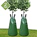 Remiawy Tree Watering Bag 2 Pack 20 Gallon Slow Release Watering Bag for Trees and Plants, Made of Heavy-Duty PE Tarpaulin Material with Zipper-Updated Version(5-8 Hours Releasing Time)