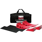 Andersen Hitches 2-Pack Camper Leveler Blocks with Rubber Mats and Duffel Bag for RVs and Trailers Up to 30000 lbs