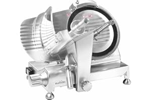 Eurodib HBS-250L Electric Meat Slicer – 10″ Stainless Steel Blade, 120V Commercial Meat Slicer with Adjustable Thickness & Bu