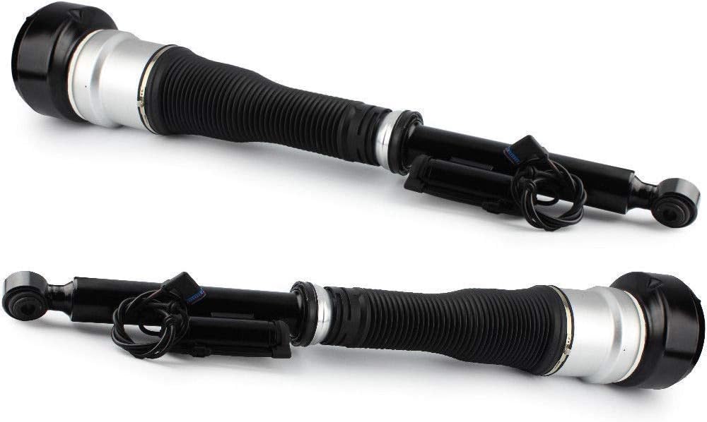 New Compatible with Mercedes W221 S550 S450 CL550 S350 S400 Rear Left + Right Pair Air Suspension Shock Struck 2213205513 2213205613