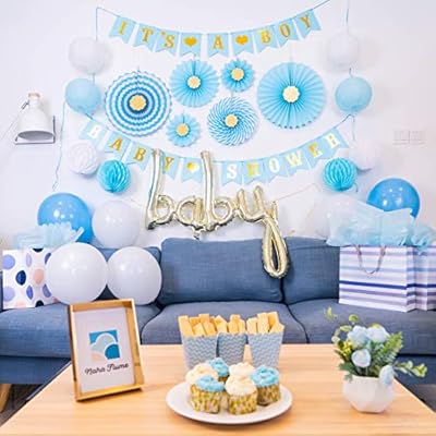 blue baby shower