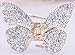 Multi Color Crystal Rhinestones Butterfly Hair Claw Clip for Women Girls