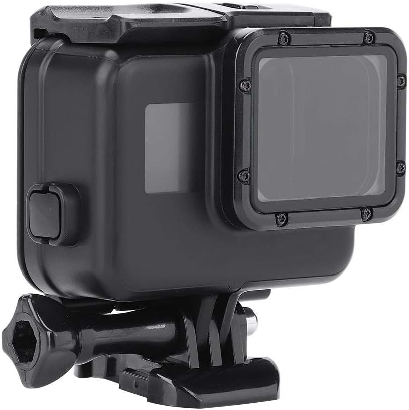 Black Action Camera Waterproof Case 40m Waterproof Diving Case Shell with Screen Cover for Gopro