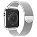Cocos Compatible with Apple Watch Band Mesh Milanese Loop Stainless Steel Compatible with iWatch Band Compatible with Apple Watch Series 4 (40mm 44mm) Series 3 2 1 (38mm 42mm)