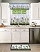 Achim Home Furnishings Home Sweet Home Tier and Valance Set, 58-Inch by 24-Inch, Multi