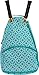 LISH Advantage Tennis Racket Backpack - Women's Geometric Diamond Print Tennis Racquet Holder Bag