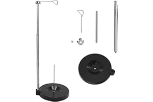 Thread Spool Holder Single Holder or Stand for Alone Embroidery, Sewing or Quilting - Universal Cone and Spool Stand Holder w