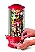 Handy Gourmet Triple Candy Machine - Store & Organize 3 Unique Snacks -360 Degree Spin (Red)