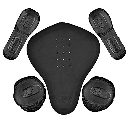 5 PC Removable CE Certified Hard Armor For Motorcycle Biker Jackets New PR1