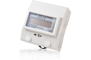 EKM METERING Single Phase kWh Meter, Pass-Through, 2 or 3-Wire, 120V up to 120/240V, 100A, 60Hz