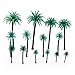 14pcs 1/50 1.9 inch - 6.6 inch Coconut Model Palm Trees Layout Train Scale
