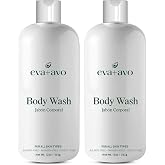 Eva + Avo Rosemary Scented Body Wash, Natural Ingredient Daily Cleanser for All Skin Types, Gentle Shower Body Wash for Women &amp; Men, 12 Fl Oz (Pack of 2)