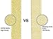 VATIN Glitter Metallic Gold Ribbon 5/8 inches Wide Sparkly Fabric Gorgeous Ribbon for Gift Crafters Wedding Party Brithday Wrap Hair Bows Floral Projects 25 Yards/Roll x 2 Rolls