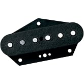 DiMarzio Area Hot T Bridge Telecaster Pickup - Black | Direct Replacement Pickup, Fits Standard Pickup Mounts, For Tone Upgrades &amp; Repairs, Drop-In Tone Upgrade