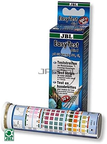 DAHLIAT | Cleaning Tools | Germany 50 PCS JBL Easy Water Test 6 in 1 for PH GH KH NO2 NO3 CL2 Water Test for Fish Tank Aquarium