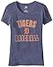 MLB Detroit Tigers Women's 59M Tee, Navy Heather, Large
