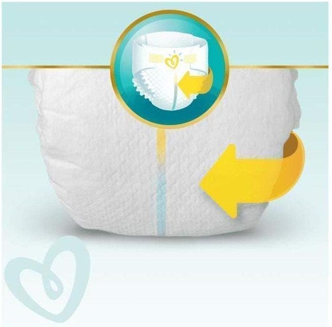 Pampers 81686999 Premium Diaper Protection Unisex, White, Talla 3 (Paquete de 29) - Image 4