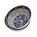 FINECASA Blue and White Porcelain 4.5 inch Rice Bowls Small Soup Bowl Set of 2