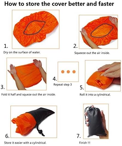 UltraLight Backpack Rain Cover With PU Stored Bag&amp;Cellphone Waterproof Case,3 Color Available,15-90L For Camping,Hiking,Cycling,Waterproof case for iPhone 6S 6, S7 Edge,S7,Up to 6 inches