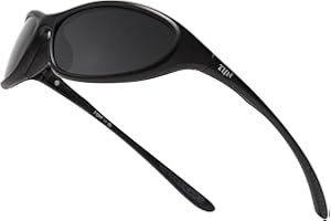 TIJN Sports Sunglasses for Men Women UV400 Wraparound Cycling Running Golf Motorcycle Glasses, Large Outdoor Shades, Vanta