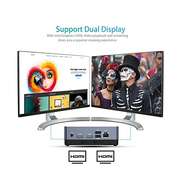 AWOW-Mini-PC-Windows-10-Pro-Micro-Mini-Desktop-Computer-8GB-DDR-128GB-SSD-Intel-Core-i3-5005U-23GHz-4K-UHD-Graphics-24G5G-Dual-WiFi-Dual-HDMI-Gigabit-Ethernet-Type-C AWOW Mini PC Windows 10 Pro, Micro Mini Desktop Computer 8GB DDR 128GB SSD Intel Core i3 5005U 2.3GHz 4K UHD Graphics 2…