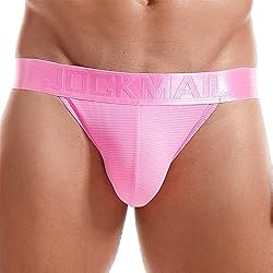 JOCKMAIL Mens Jockstrap Underwear Jock Straps Male