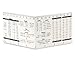 mighty wallet Wealth of Knowledge Minimalist Tyvek Wallet | Front Pocket Wallet | Slim Wallet Black/White/Red