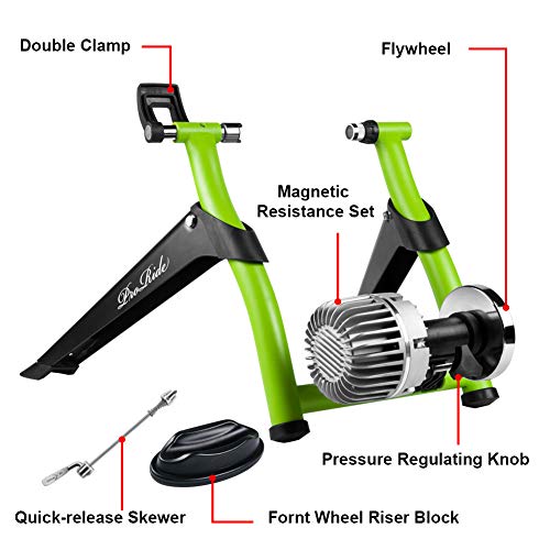 ProRide Fluid Bike Trainer Stand,Indoor Bicycle Exercise Stand,Training Stand with Bike Phone Holder