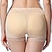 Everbellus Seamless Butt Lifter Shorts Padded Panties Enhancer Womens Underwear Beige M