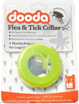Ocean Wave Dooda Flea and Tick Collar 4 Months Protection for Dogs, 60cm