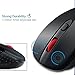 TOMOKO 2.4G Wireless Mobile Optical Mouse with USB Nano Receiver, 6 Buttons, 2400 DPI and 5 Adjustable Levels(800, 1200, 1600, 2000, 2400)