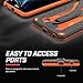 Zizo Static Cover for LG Stylo 2 LS775 L82VL Case with [Military Grade] with Built-in Kickstand Shockproof and [Impact Dispersion Technology]