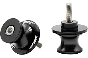 LANQIAN M6 Motorcycle CNC Swing arm Sliders Spools Stand Screw for YZF R1 R1M R3 R6 R7 R25 R15 R125 600R Black