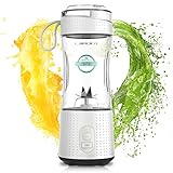LaHuko Portable Blender Personal Size Blender Juicer Cup for Juice Crushed-ice Smoothie Shake, Two Rotating Speed, USB Rechargeable, Waterproof Blender for Outdoor Picnic Travel Gym