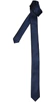 Retreez Skinny Tie - Stripe Textured Grey, 2" Width, 58" Length, Dry Clean Only - View #9