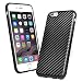 iPhone 6 Plus Case - Swees® Carbon Fiber Cover Case Slim for Apple iPhone 6 (5.5" inch) Soft TPU Bumper iPhone 6 Plus Scratch-Resistant Back Case [Shock Absorbent], Black
