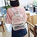Zicac Girls' Transparent Laser Sequins Backpack Children School Satchel