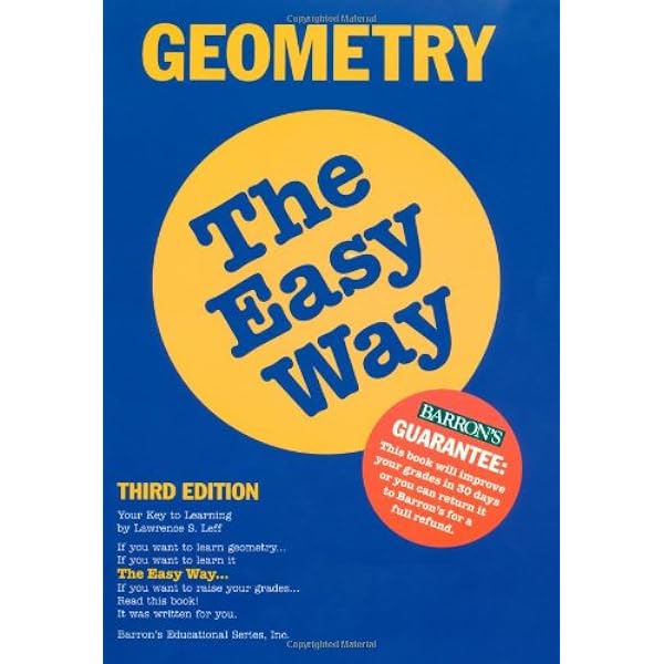 Amazon.com: Geometry: The Easy Way (Barron's Easy Way