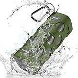 Bluetooth Speakers, IPX56 Waterproof Wireless Portable Speaker with Deep Bass, Built-in Mic, 12-Hour Playtime, TF Card, TWS, Outdoor Bluetooth 5.0 Speaker for Camping, Beach, Sports, Party