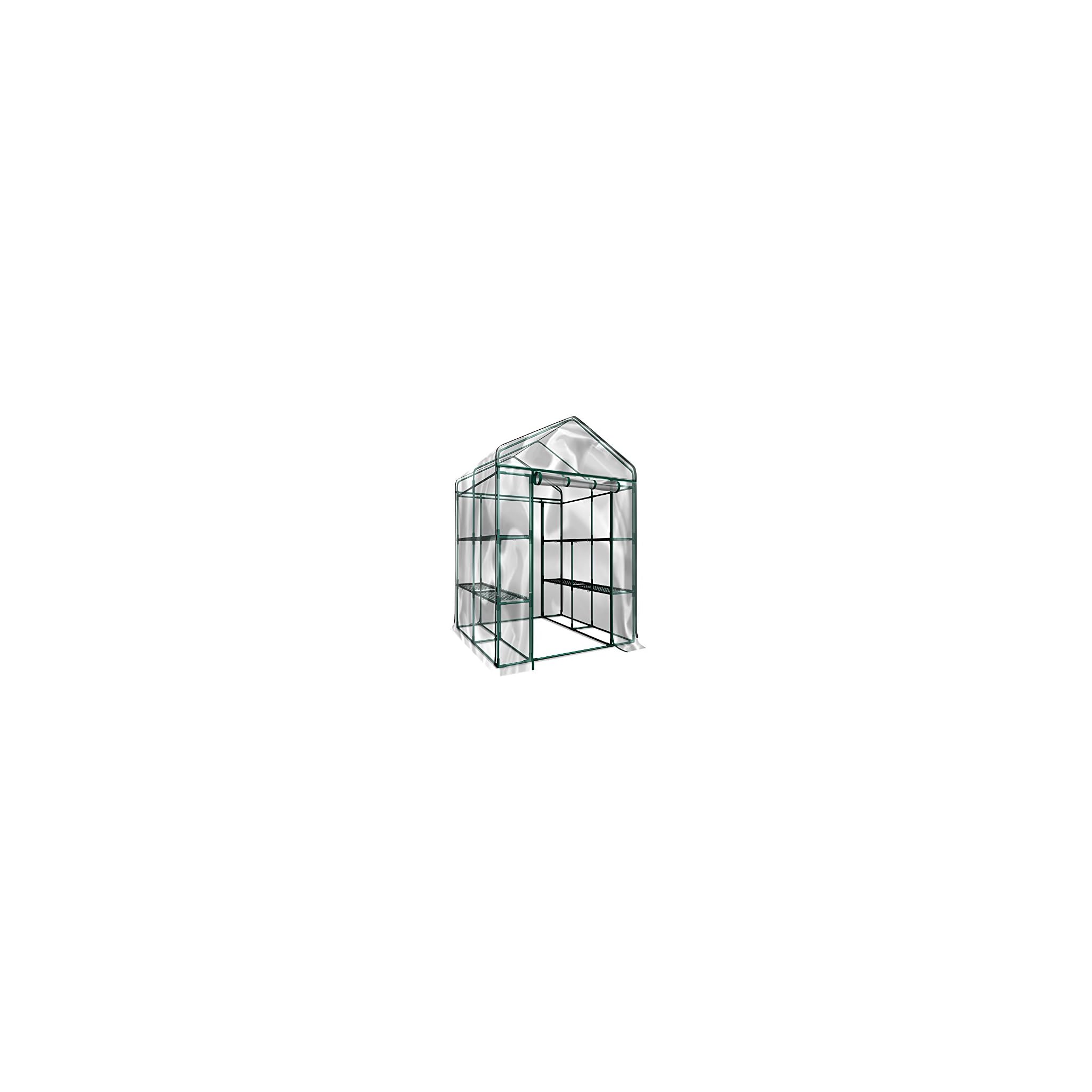 HC4202 WalkIn Greenhouse Indoor Outdoor with 8 Sturdy ShelvesGrow Plants